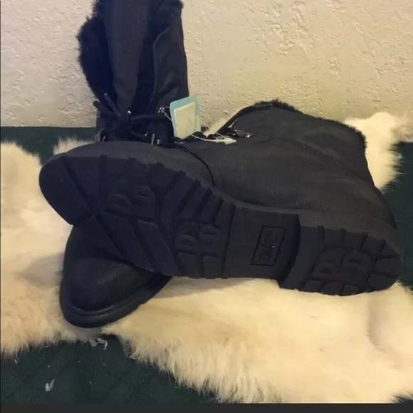 DanEXX Thermolite Women’s Black fur-Lined warm ankle Boots NEW in Box Size 5 - Picture 5 of 5